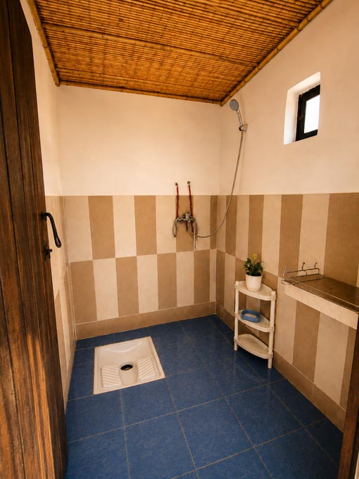 salle de bain Sidi Kaouki, Maroc