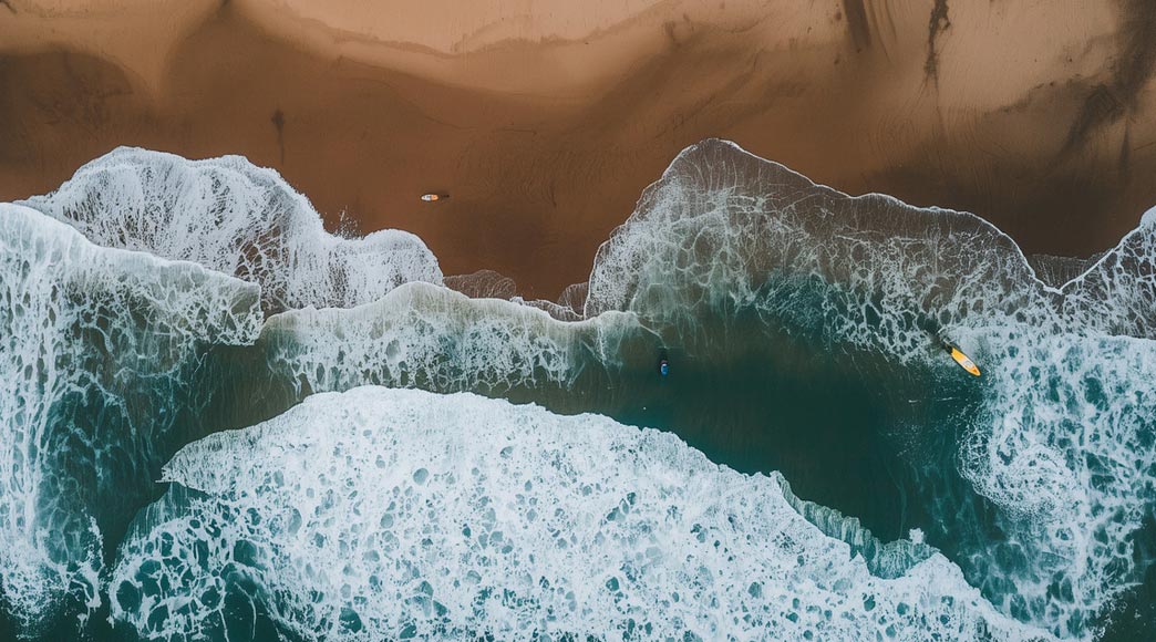 surf à Ouassane au Maroc