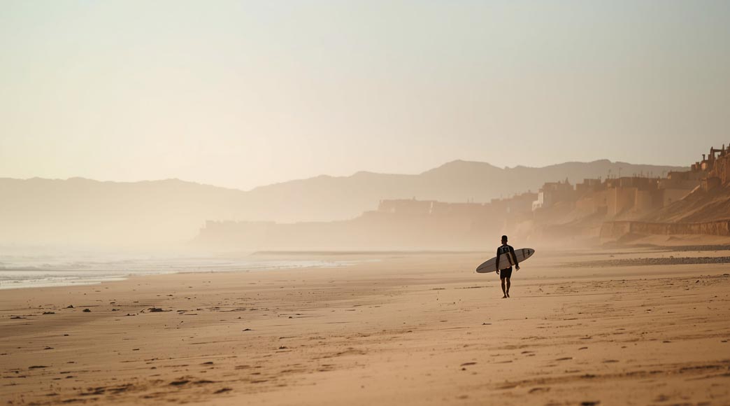 surfeur à Ouassane